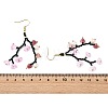 Glass Seed Bead Dangle Earrings EJEW-MZ00770-02-5