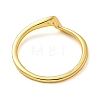 Rack Plating Brass Plain Band Rings for Women RJEW-C081-03G-3