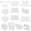 4styles Plastic Mesh Canvas Sheet DIY-TA0015-42-1
