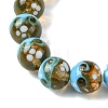 Handmade Gold Sand Lampwork Beads Strands LAMP-A003-03H-3