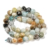 Natural Flower Amazonite Beads Strands G-C085-A01-01-3