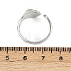Brass Adjustable Cuff Rings for Women RJEW-B132-01B-G-5