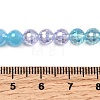 Electroplate Glass Beads Strands EGLA-D300-06-6mm-05-4