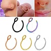 316 Surgical Stainless Steel Clip on Nose Rings WGA7223-10-2