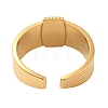 304 Stainless Steel Open Cuff Rings for Women STAS-D085-27G-3