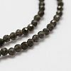 Natural Obsidian Bead Strands G-P270-2mm-28-4