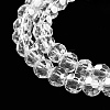Electroplate Transparent Glass Beads Strands EGLA-A035-T6mm-A19-3