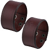 Flat Sided Cowhide Leather Cord Bracelets BJEW-CL0001-59-1