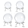 4Pcs Round Glass Crystal Ball AJEW-OC0015-70-1