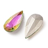 Glass Rhinestone Cabochons RGLA-L029-04B-VRLA-2