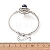 Rotating Sun Natural Lapis Lazuli Link Bracelets GG-CBA0251-11P-12-5