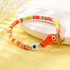 Porcelain Fish & Starfish Charms Bracelet CM3772-3