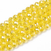 Electroplate Glass Beads Strands EGLA-A034-T1mm-B20-1