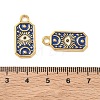 304 Stainless Steel Enamel Pendants STAS-L316-10G-3