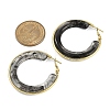 304 Stainless Steel Hoop Earrings For Women EJEW-B113-02G-02-5