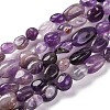 Natural Amethyst Beads Strands G-G146-A09-01-1