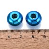UV Plating Opaque Acrylic European Beads PACR-T017-19M-08-3