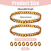2Pcs Acrylic Link Cap Chain HJEW-CO00005-2