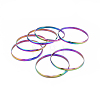 Fashion 201 Stainless Steel Bangle Sets BJEW-L664-024D-C-1-2