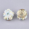 Glass Seed Beads Cabochons FIND-T044-22H-2