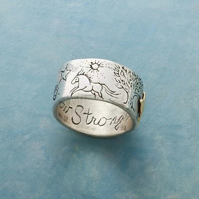 Brass Finger Rings WGFE9F8-01-1