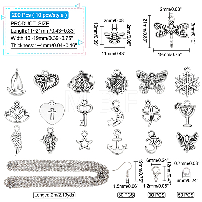 ARRICRAFT DIY Metal Jewelry Making Kits DIY-AR0001-42-1
