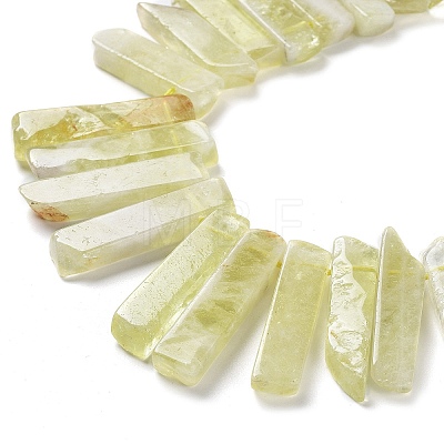 Natural Lemon Quartz Beads Strands G-L551B-18-1