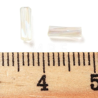 10G Ceylon Glass Twist Bugle Beads LS-SEED-L012-01B-1