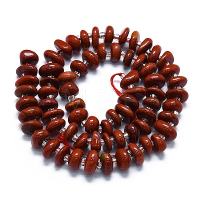 Natural Red Jasper Beads Strands G-K245-H06-01-1