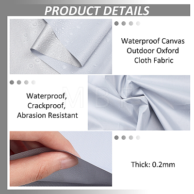 Waterproof Canvas Outdoor Oxford Cloth Fabric AJEW-WH0348-168C-1