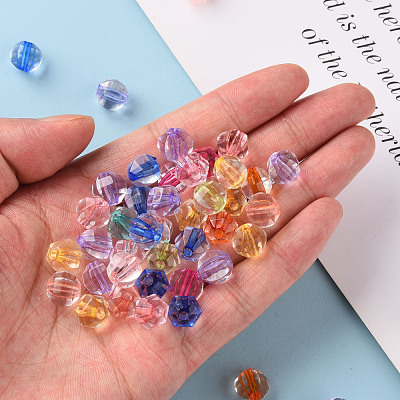 Transparent Acrylic Beads TACR-S154-16A-1