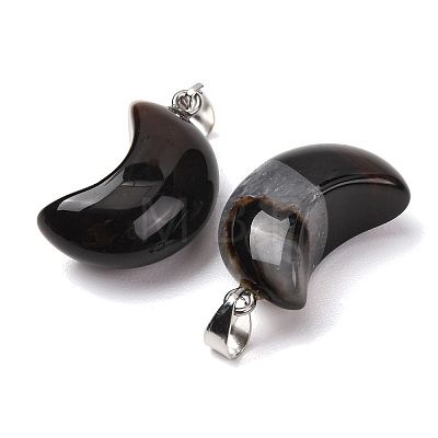 Natural Agate Pendants G-F820-02L-03-1
