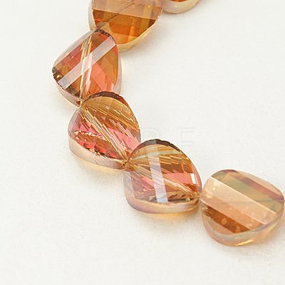 Electroplate Glass Beads Strands EGLA-J018-M-1