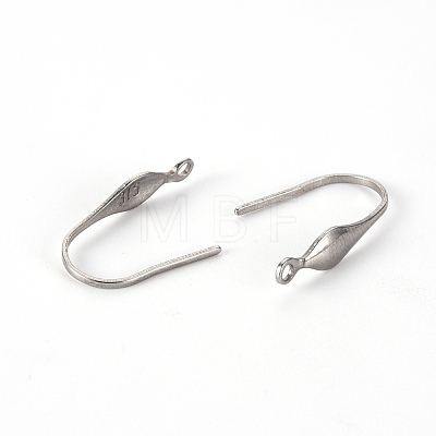 316 Stainless Steel Stud Earring Hooks STAS-Q239-015-1