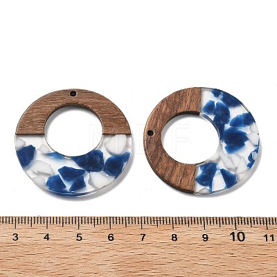 Resin and Walnut Pendants FIND-R051-13C-1