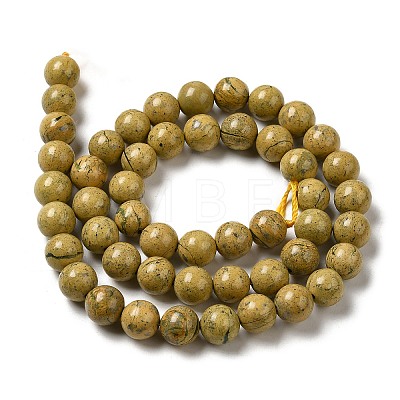 Natural Verdite Stone Beads Strands G-P515-A02-01-1