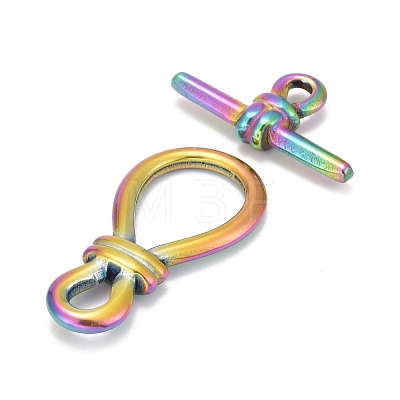 304 Stainless Steel Toggle Clasps STAS-K216-02MC-1