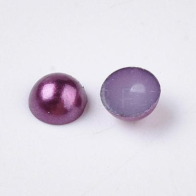 10000pcs ABS Plastic Imitation Pearl Cabochons SACR-S738-4mm-Z47-1