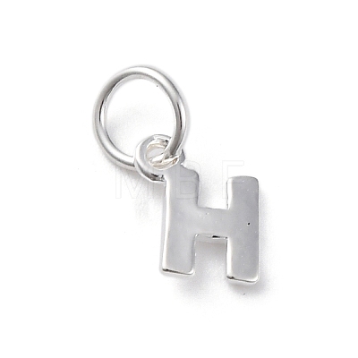 925 Sterling Silver Letter Charms LS-STER-C012-01S-H-1