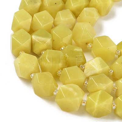 Natural Lemon Jade Beads Strands GG-CBAD988-A11-01-1