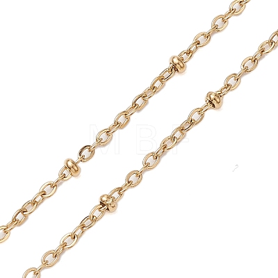 304 Stainless Steel Satellite Chain Slider Necklace Making AJEW-JB01247-01-1