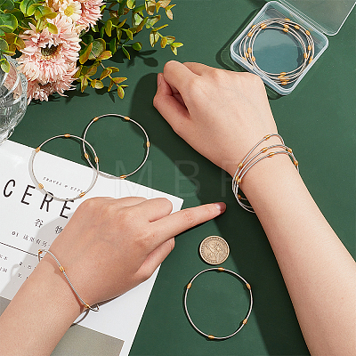12Pcs Spring Bracelets Set BJEW-BC0001-13P-1