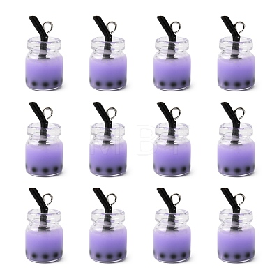 Glass Bottle Pendants X-CRES-S359-01F-1
