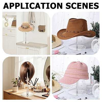 Acrylic Hat Display Stands ODIS-WH0086-211-1