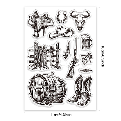 Custom PVC Plastic Clear Stamps DIY-WH0448-0687-1