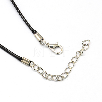Waxed Cord Necklace Making X-NJEW-R229-1.5mm-1