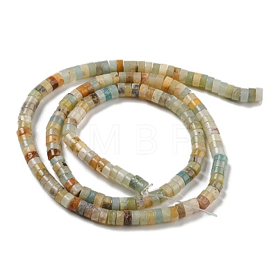 Natural Flower Amazonite Beads Strands G-C084-D02-01-1