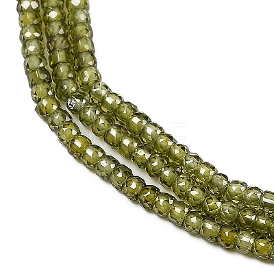 Cubic Zirconia Bead Strands ZIRC-G001-01J-1