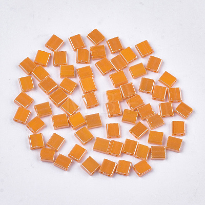 2-Hole Opaque Glass Seed Beads SEED-S023-27C-01-1