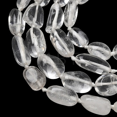 Natural Quartz Crystal Beads Strands G-L650-D02-02-1